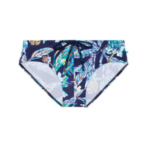 Swim mini briefs bleu imprimé floral