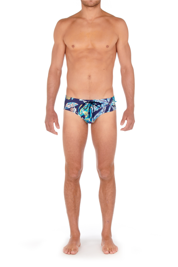 405660 - Paradisio - Bleu Imprimé Floral – Image 4