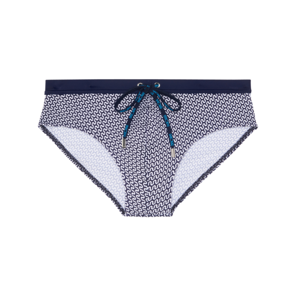405668 - Corbiere - Bleu Imprimé Géométrique