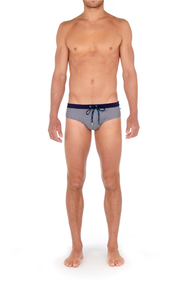 405668 - Corbiere - Bleu Imprimé Géométrique – Image 4