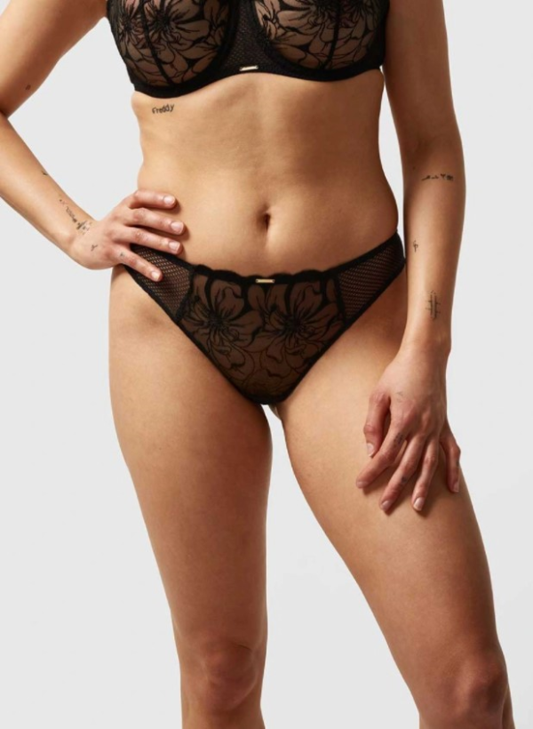 C12m90 - Fleurs - Noir – Image 2