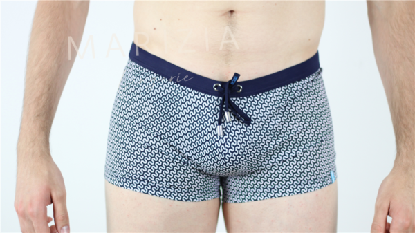 405669 - Corbiere - Bleu Imprimé Géométrique – Image 5