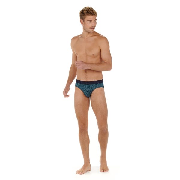 402632 - Andy - Bleu Imprimé Floral – Image 2