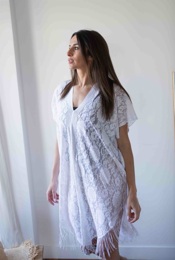 Jesse - Poncho - Blanc – Image 3