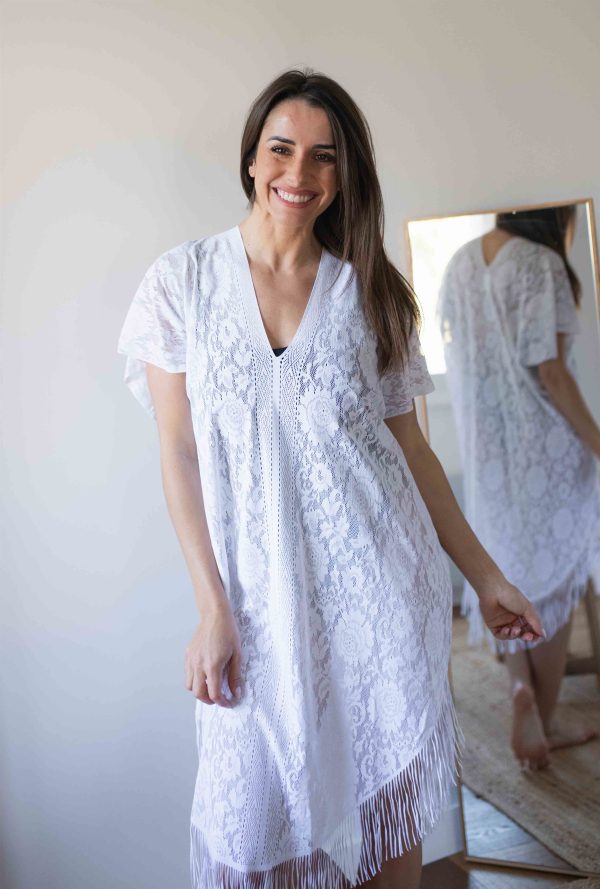 Jesse - Poncho - Blanc – Image 4