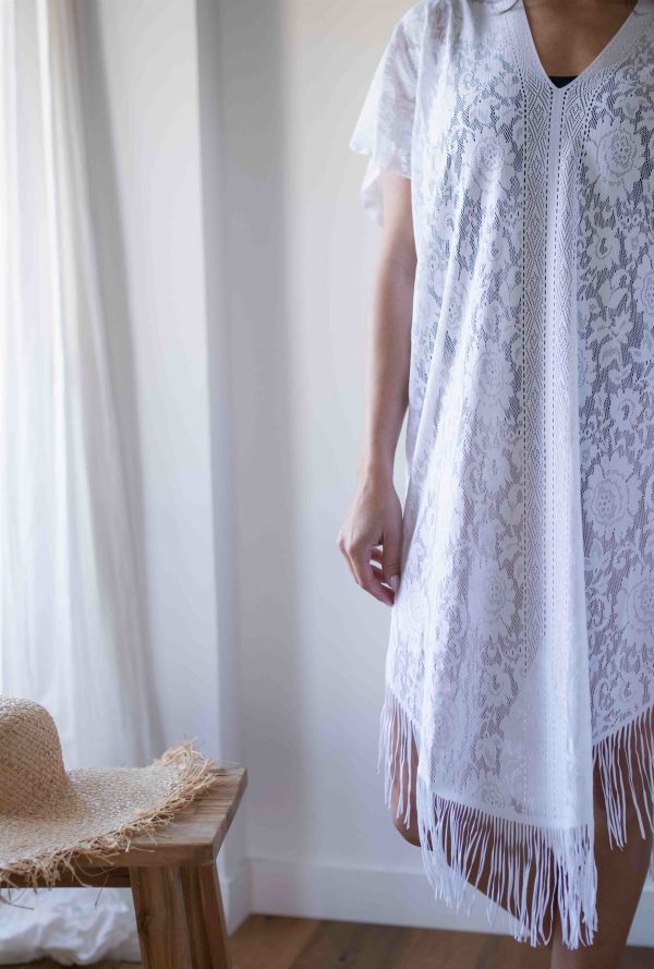 Jesse - Poncho - Blanc – Image 8