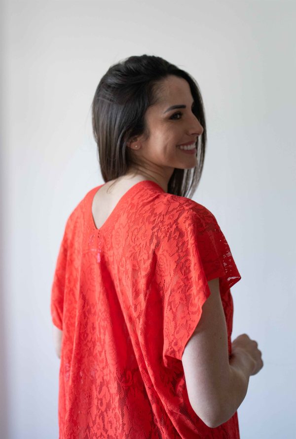 Jesse - Poncho - Orange – Image 3