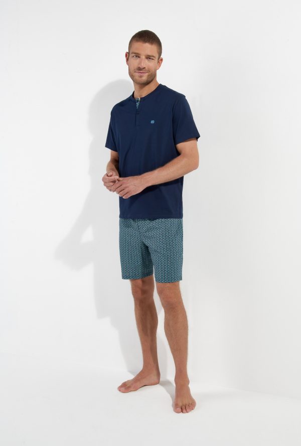 402605 - Andy - Bleu Imprimé