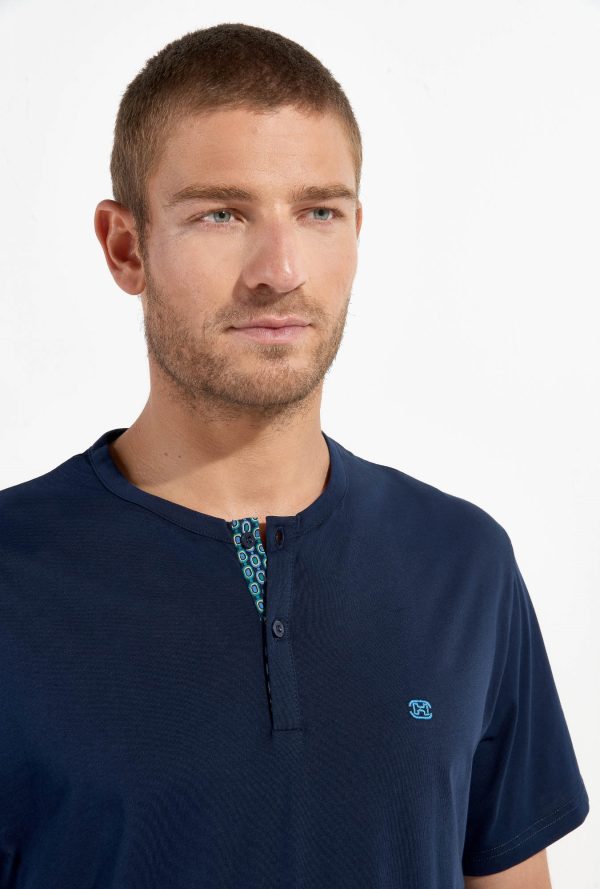 402605 - Andy - Bleu Imprimé – Image 4
