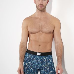 403082 - Voyages - Bleu Imprimé